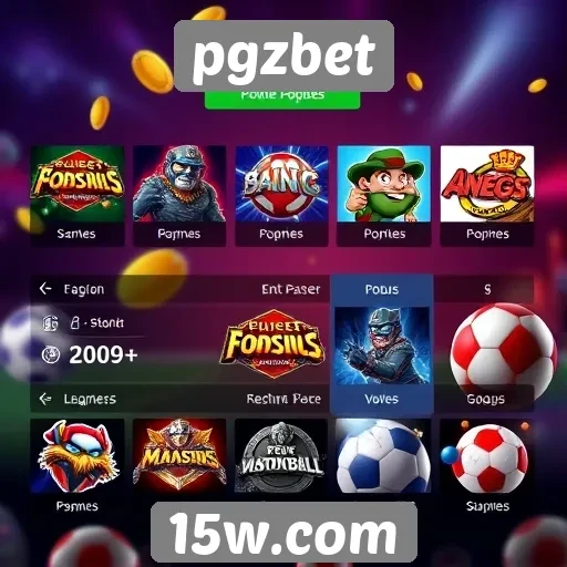 Análise de jogos populares no site pgzbet